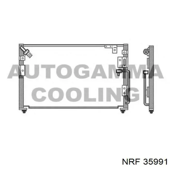 Compre 35991 NRF Radiador de aparelho de ar condicionado