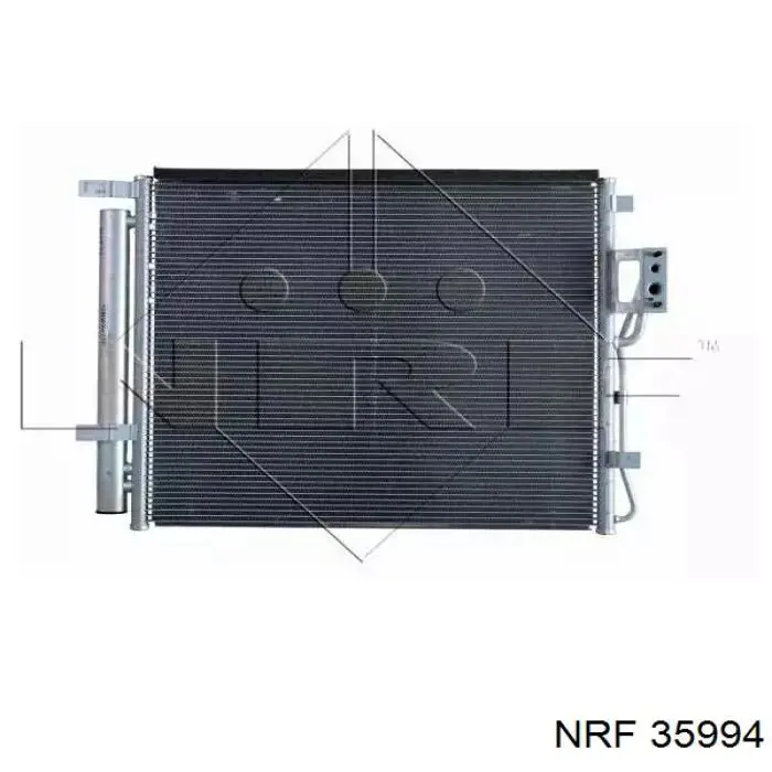 35994 NRF Radiador de aparelho de ar condicionado