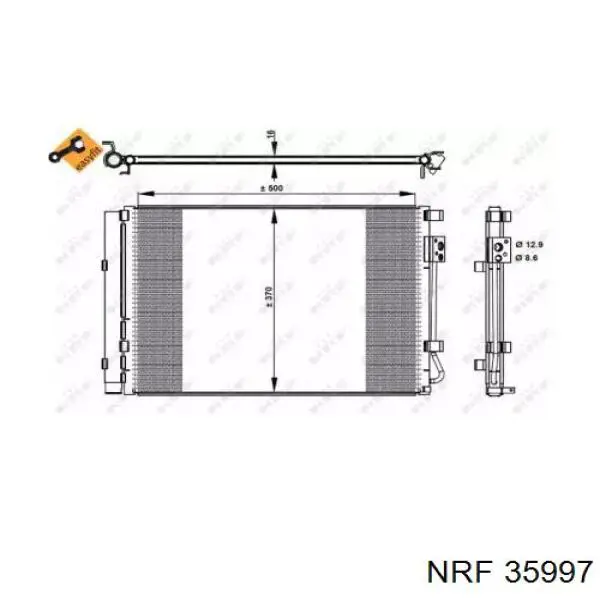 Radiador de aparelho de ar condicionado NRF 35997 preço, a partir de 117,47 USD
