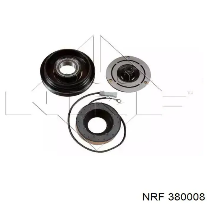 380008 NRF Polia do compressor de aparelho de ar condicionado