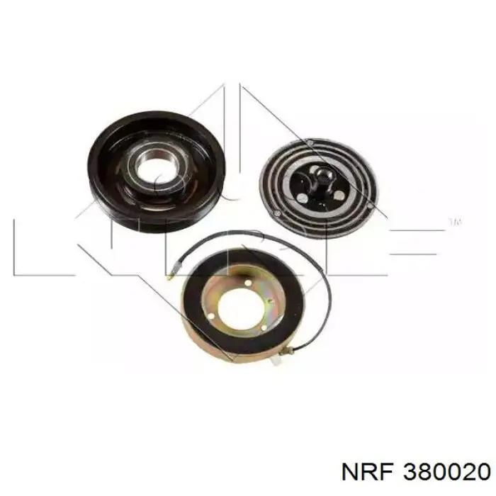 380020 NRF Polia do compressor de aparelho de ar condicionado
