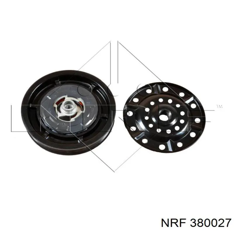 380027 NRF Polia do compressor de aparelho de ar condicionado