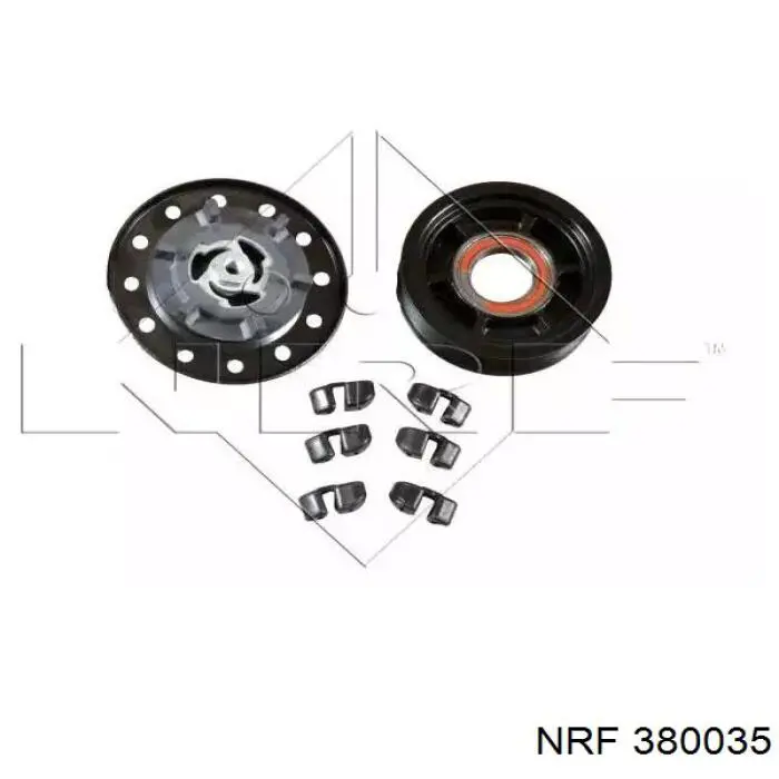 380035 NRF Polia do compressor de aparelho de ar condicionado