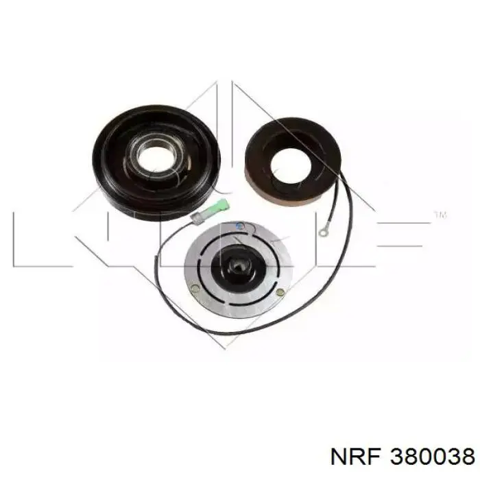 380038 NRF Polia do compressor de aparelho de ar condicionado