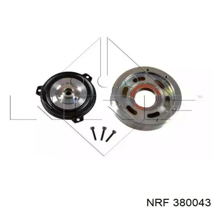 380043 NRF Polia do compressor de aparelho de ar condicionado