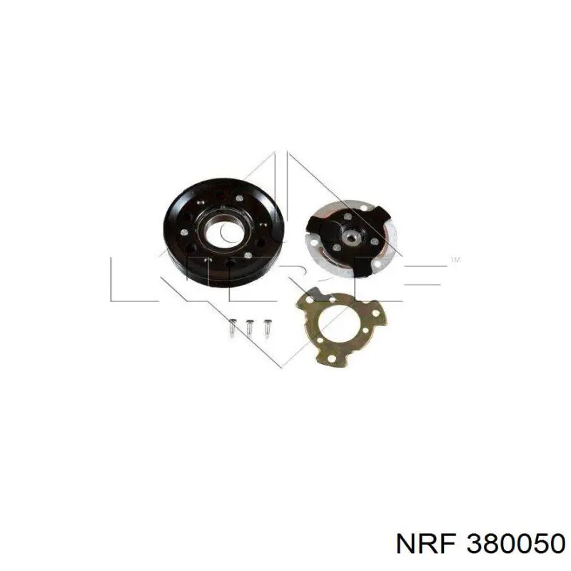 Compre 380050 NRF Polia do compressor de aparelho de ar condicionado