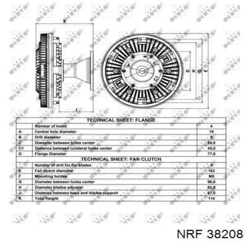 Compre 38208 NRF Válvula do compressor de aparelho de ar condicionado