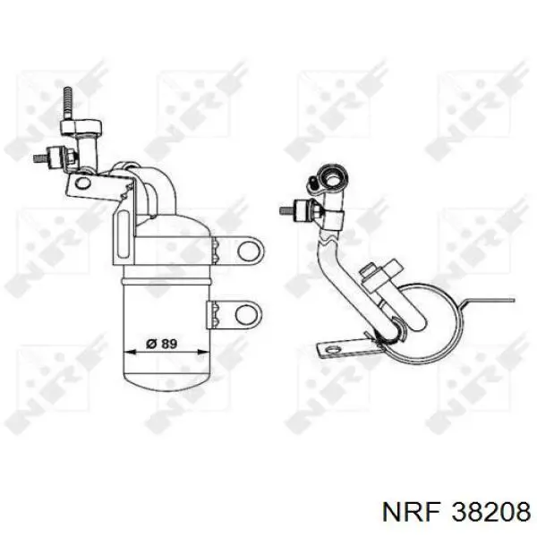 Compre 38208 NRF Válvula do compressor de aparelho de ar condicionado