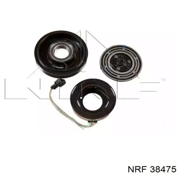 CC209 REMA-PARTS Acoplamento (bobina magnética) do compressor de aparelho de ar condicionado