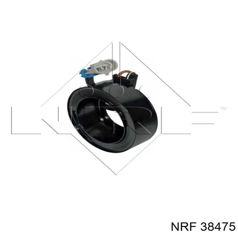 Acoplamento (bobina magnética) do compressor de aparelho de ar condicionado CC209 REMA-PARTS