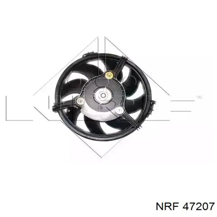 Ventilador elétrico de esfriamento montado (motor + roda de aletas) NRF 47207 preço, a partir de 79,58 USD