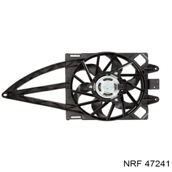Compre 47241 NRF Difusor do radiador de esfriamento, montado com motor e roda de aletas