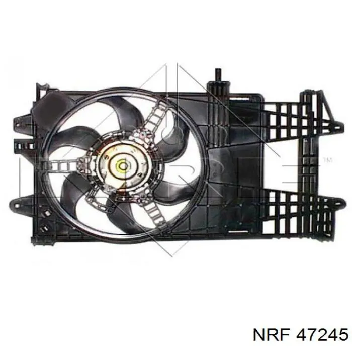 Difusor do radiador de esfriamento, montado com motor e roda de aletas NRF 47245 preço, a partir de 138,66 USD
