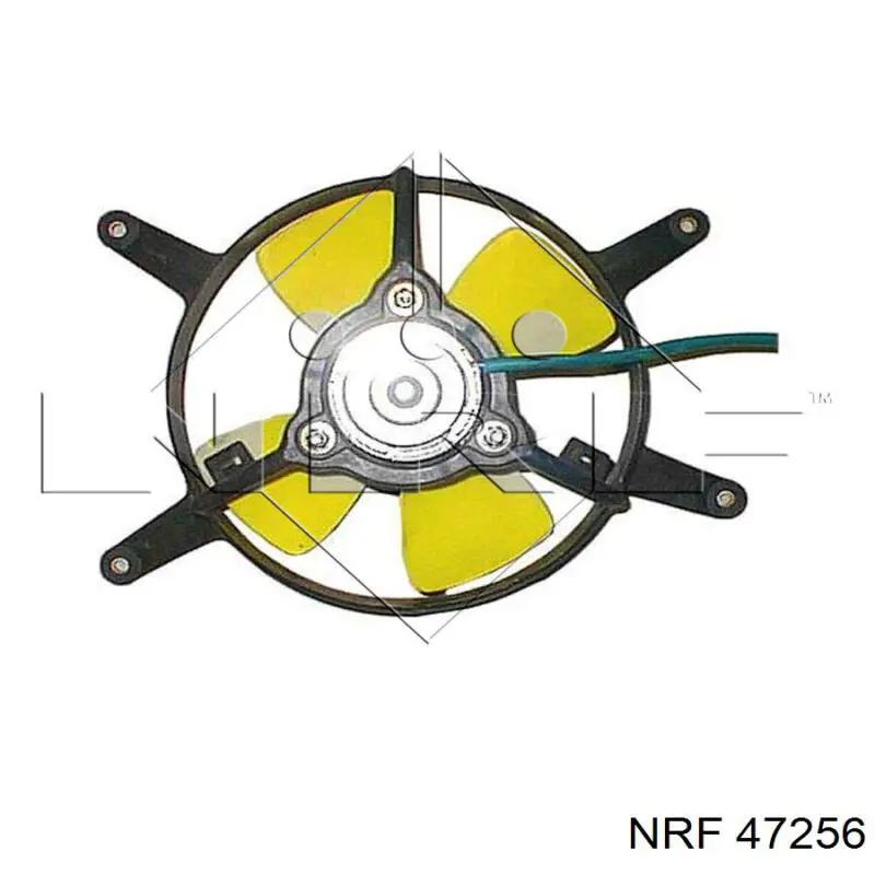 Ventilador elétrico de esfriamento montado (motor + roda de aletas) NRF 47256 preço, a partir de 57,44 USD