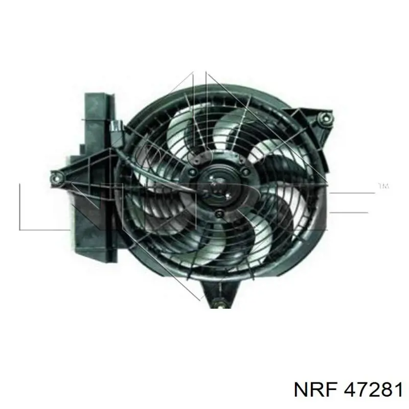 Difusor do radiador de aparelho de ar condicionado NRF 47281 preço, a partir de 123,99 USD