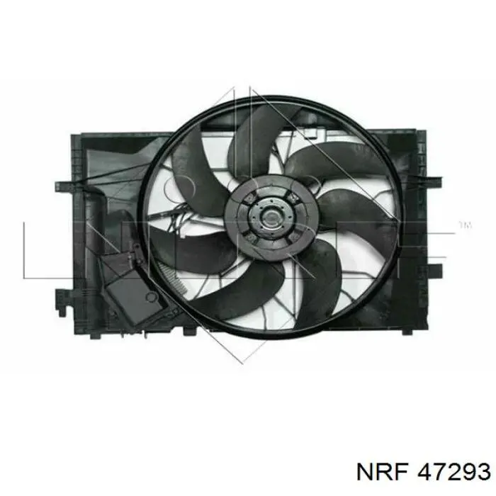 Compre A2035000193KZ Mercedes Difusor do radiador de esfriamento, montado com motor e roda de aletas