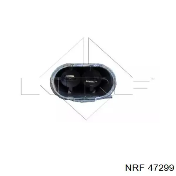 47299 NRF Ventilador elétrico de esfriamento montado (motor + roda de aletas)
