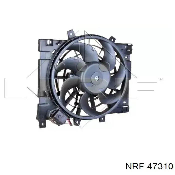 Ventilador elétrico de esfriamento montado (motor + roda de aletas) NRF 47310 preço, a partir de 52,97 USD