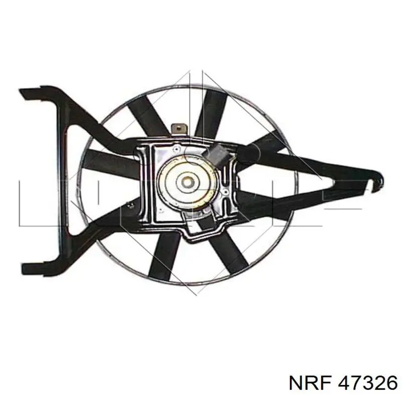 Ventilador elétrico de esfriamento montado (motor + roda de aletas) NRF 47326 preço, a partir de 119,60 USD