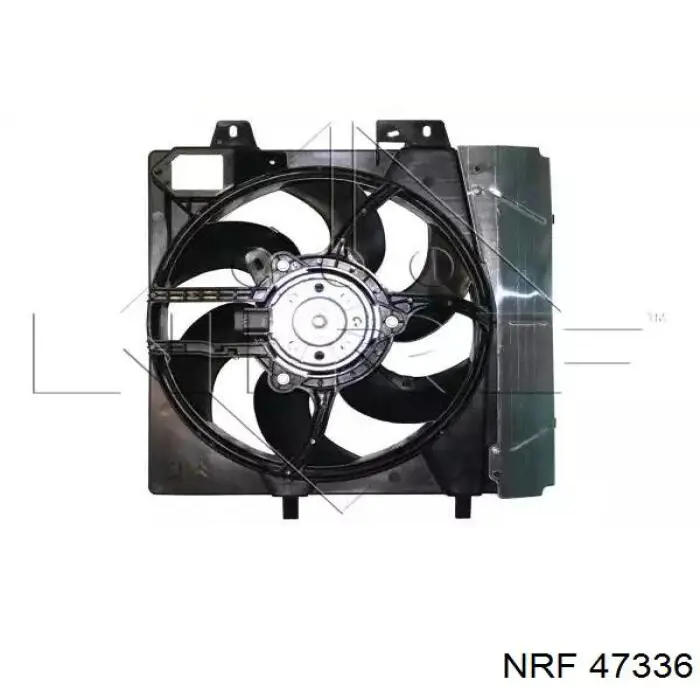 Difusor do radiador de esfriamento, montado com motor e roda de aletas NRF 47336 preço, a partir de 111,34 USD