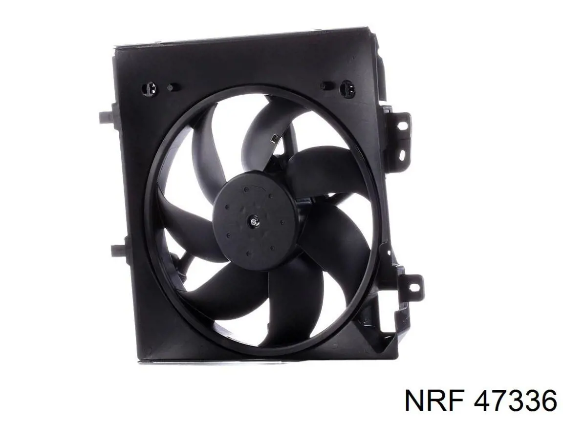 Compre 47336 NRF Difusor do radiador de esfriamento, montado com motor e roda de aletas