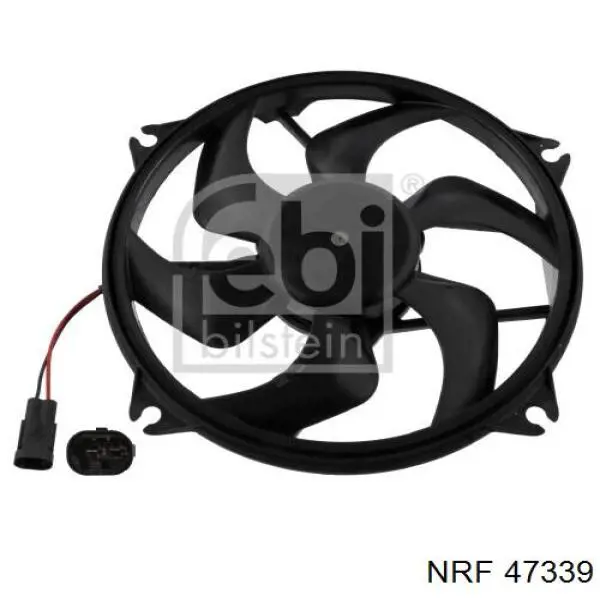 Compre 47339 NRF Ventilador elétrico de esfriamento montado (motor + roda de aletas)