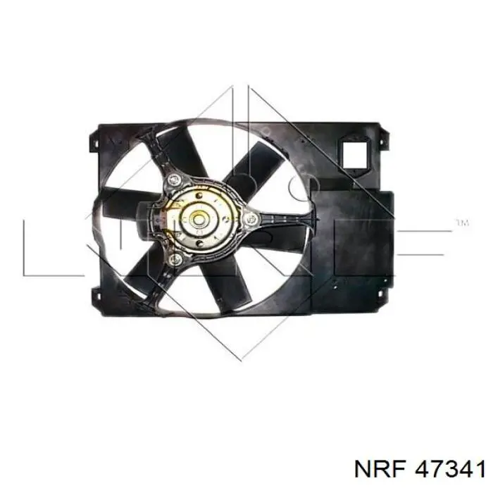 Compre 47341 NRF Ventilador elétrico de esfriamento montado (motor + roda de aletas) esquerdo