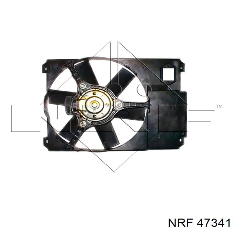 Ventilador elétrico de esfriamento montado (motor + roda de aletas) esquerdo NRF 47341 preço, a partir de 87,65 USD