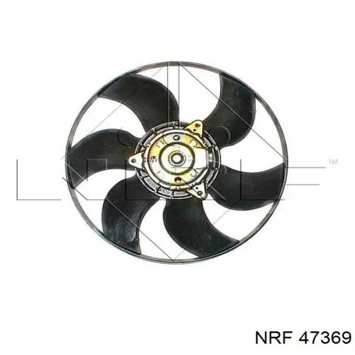 Ventilador elétrico de esfriamento montado (motor + roda de aletas) NRF 47369 preço, a partir de 59,70 USD