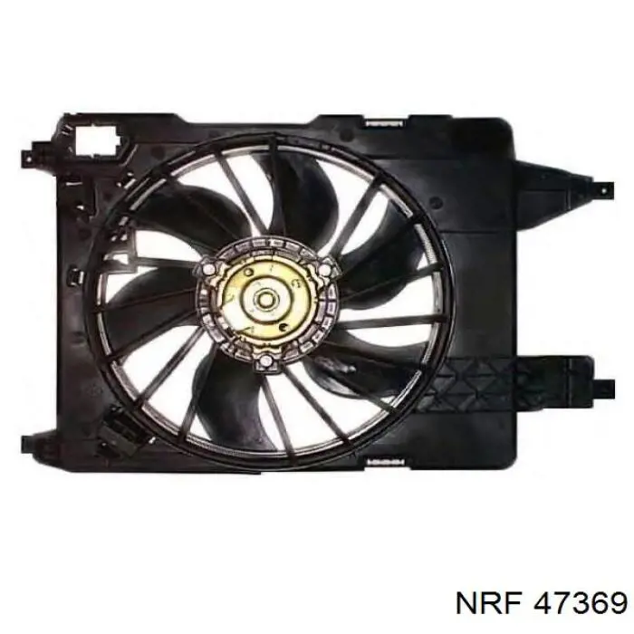 Compre 47369 NRF Ventilador elétrico de esfriamento montado (motor + roda de aletas)