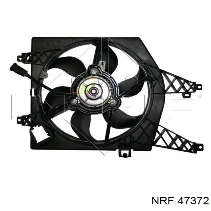 Ventilador (roda de aletas) do radiador de esfriamento NRF 47372 preço, a partir de 98,75 USD