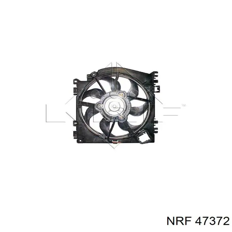 Compre 47372 NRF Ventilador (roda de aletas) do radiador de esfriamento