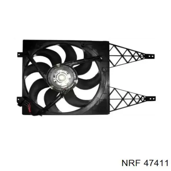 Difusor do radiador de esfriamento, montado com motor e roda de aletas NRF 47411 preço, a partir de 122,90 USD