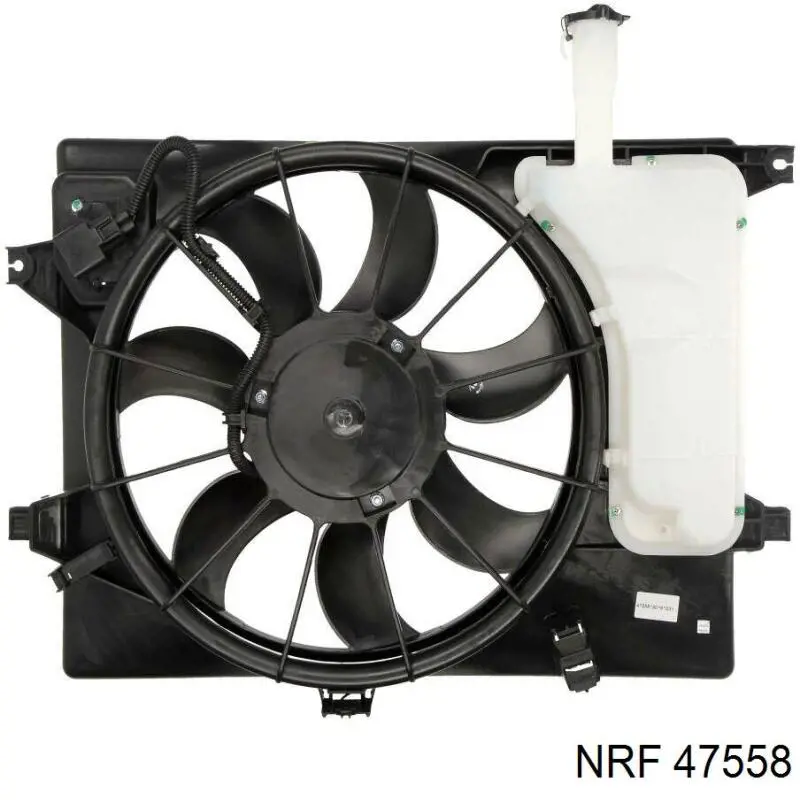 Difusor do radiador de esfriamento, montado com motor e roda de aletas F300432150 Doowon
