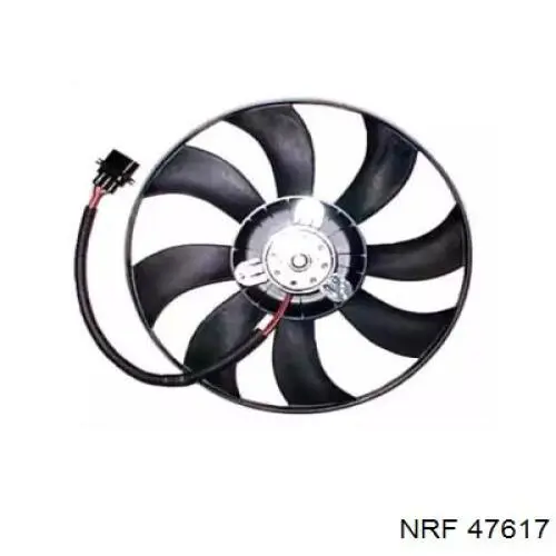 47617 NRF Ventilador elétrico de esfriamento montado (motor + roda de aletas)