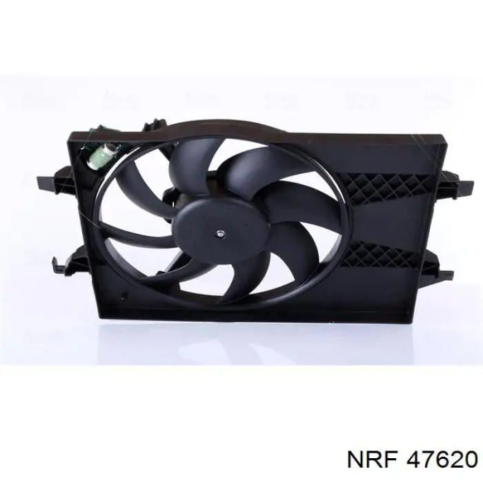 Compre 47620 NRF Difusor do radiador de esfriamento, montado com motor e roda de aletas