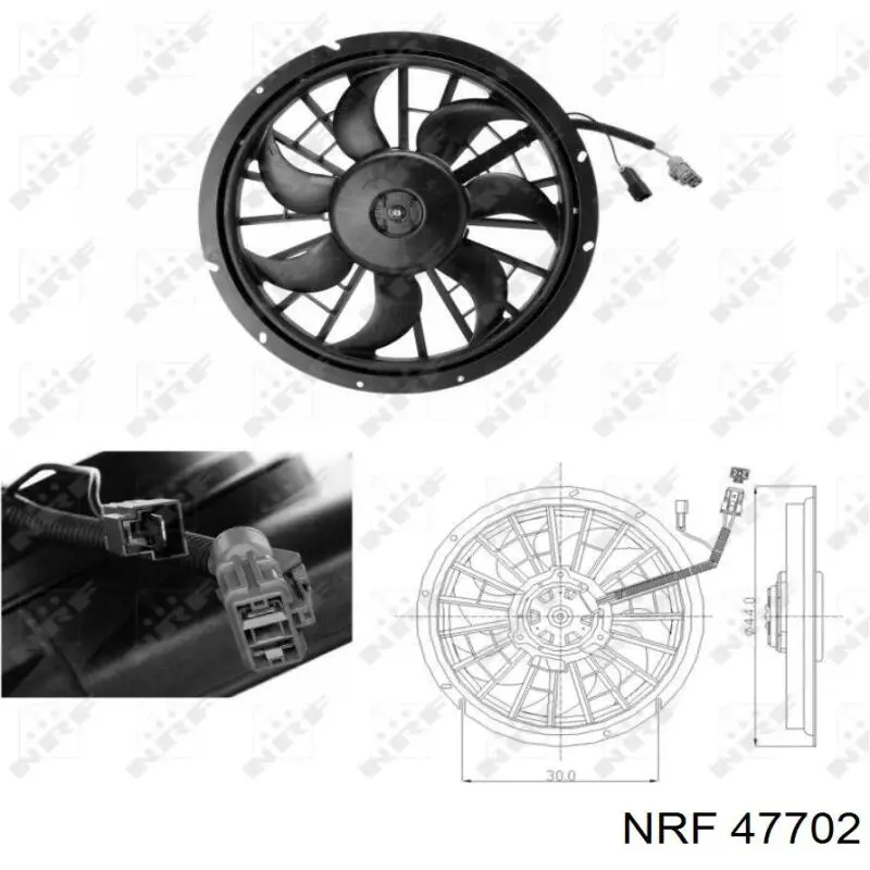 9141249 Volvo Ventilador elétrico de esfriamento montado (motor + roda de aletas)