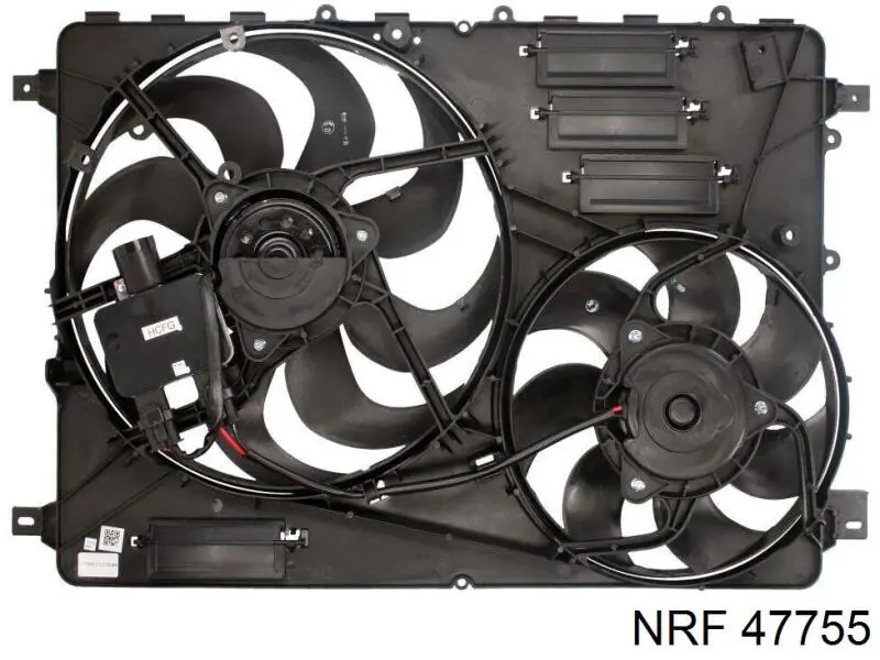 Difusor do radiador de esfriamento, montado com motor e roda de aletas NRF 47755 preço, a partir de 354,83 USD