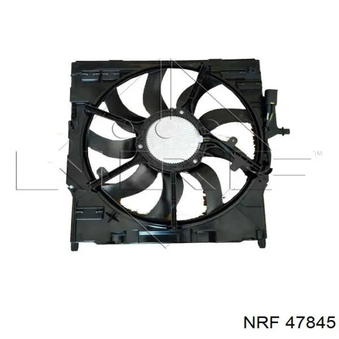 17428618243 BMW Difusor do radiador de esfriamento, montado com motor e roda de aletas