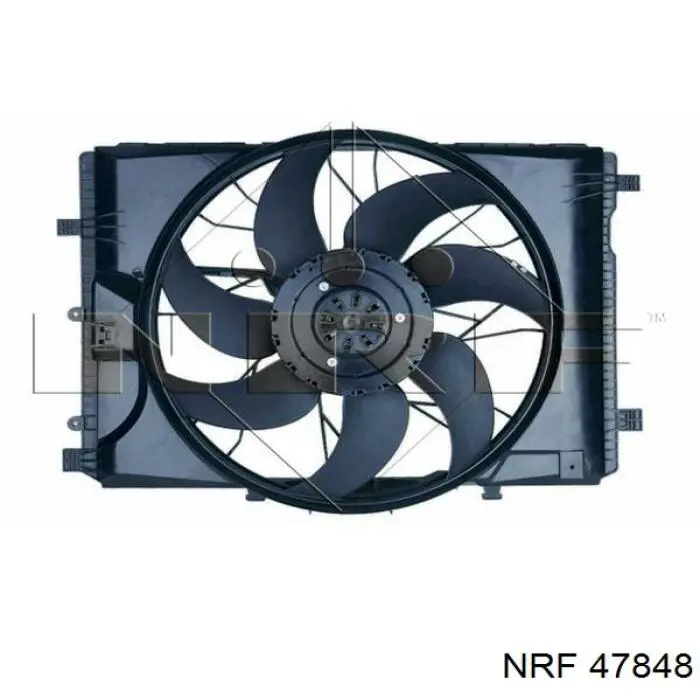 Difusor do radiador de esfriamento, montado com motor e roda de aletas NRF 47848 preço, a partir de 386,48 USD