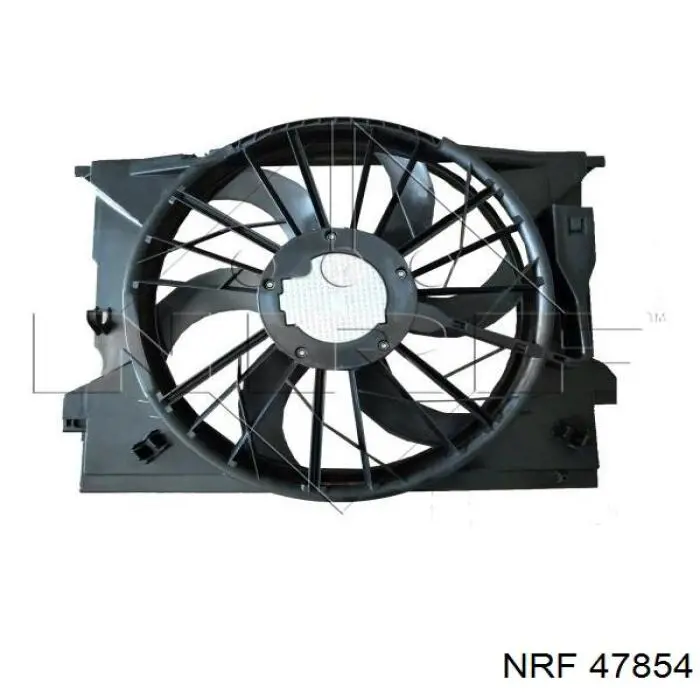 Compre 47854 NRF Difusor do radiador de esfriamento, montado com motor e roda de aletas