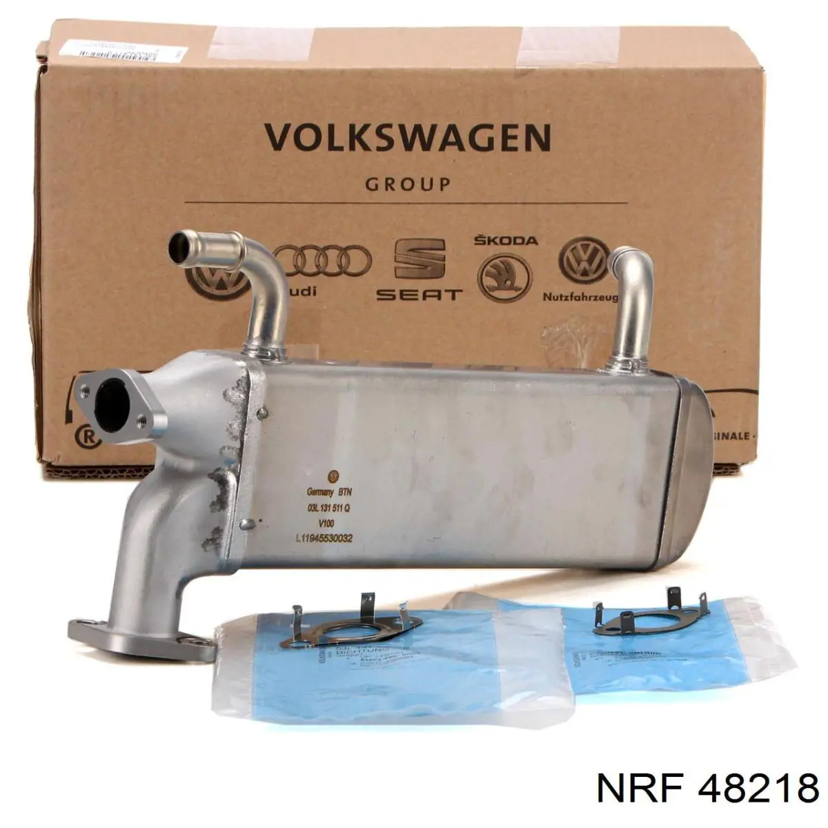 Radiador do sistema EGR de recirculação dos gases de escape VAG 03L131511J preço, a partir de 160,04 USD