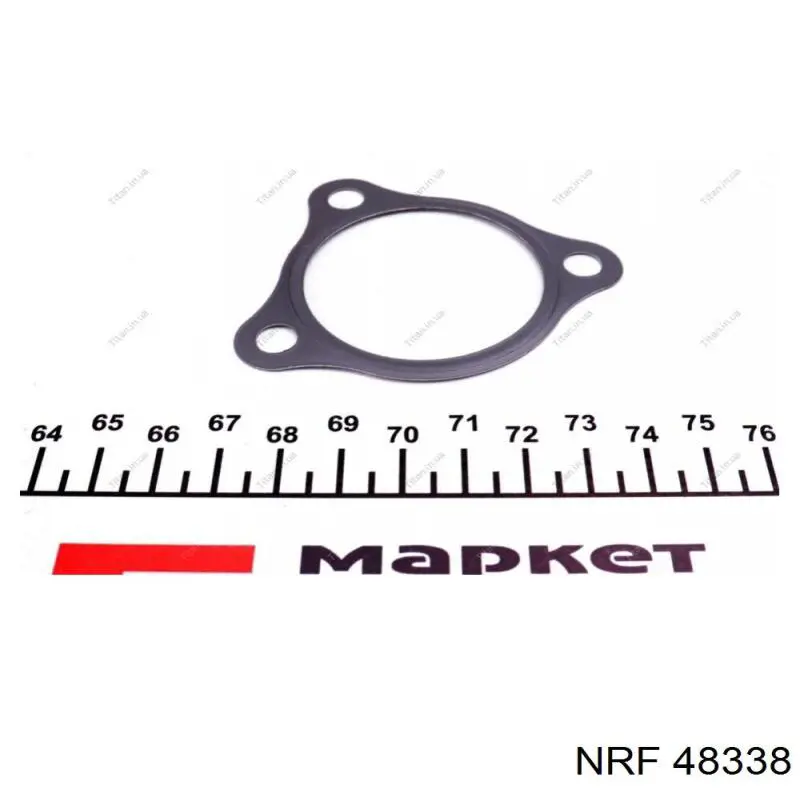 Compre 48338 NRF Válvula EGR de recirculação dos gases