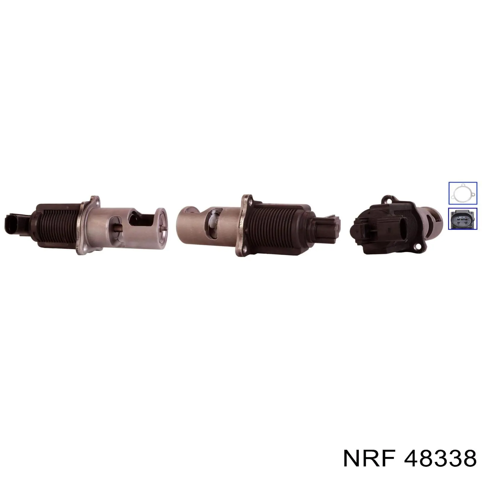 Compre 48338 NRF Válvula EGR de recirculação dos gases