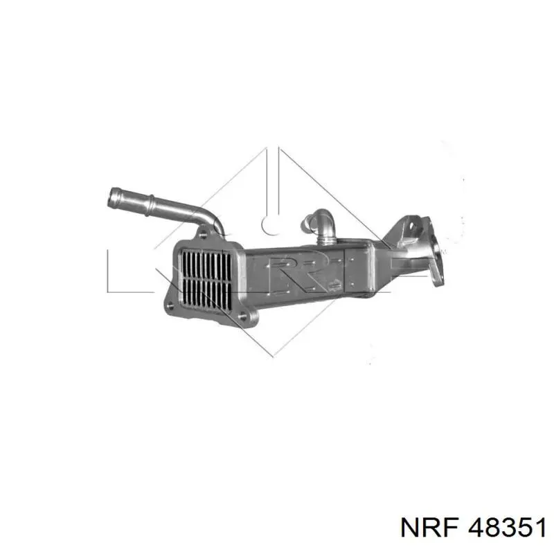 Radiador do sistema EGR de recirculação dos gases de escape 892746 Metzger