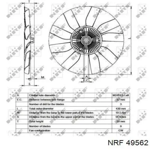 Compre 2D0121301 VAG Acoplamento viscoso de ventilador de esfriamento