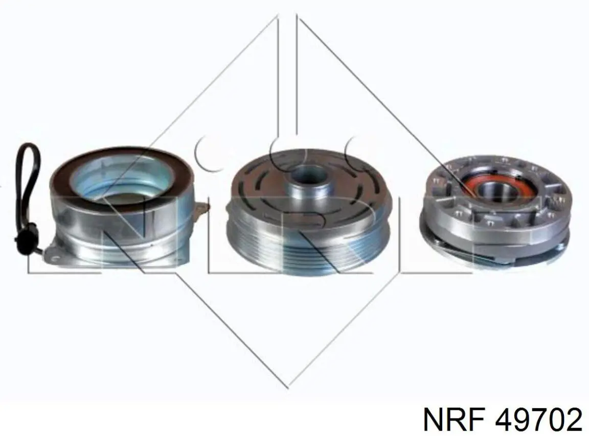 Acoplamento viscoso de ventilador de esfriamento Iveco 504086465