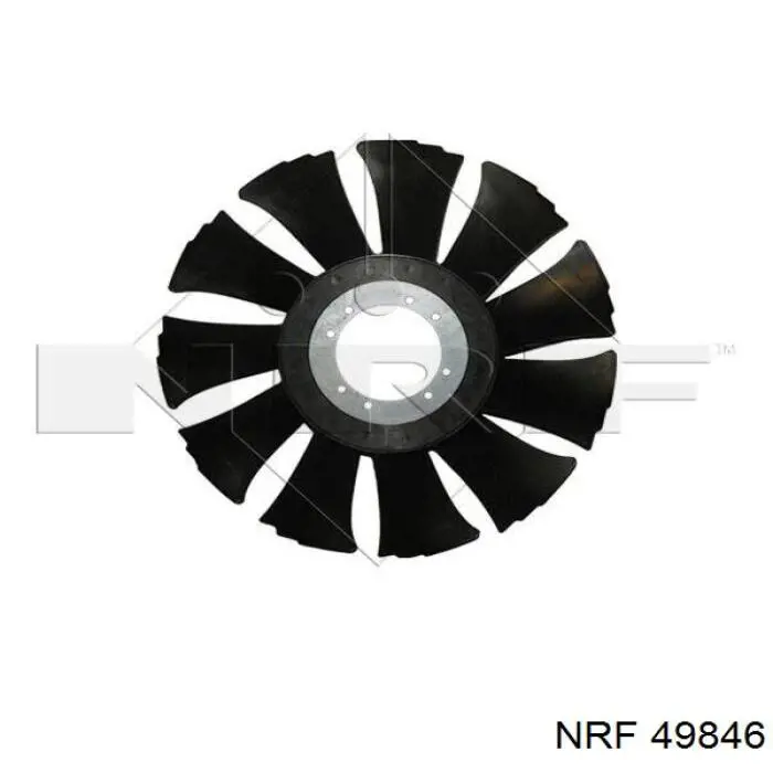 504024647 Iveco Ventilador (roda de aletas) do radiador de esfriamento