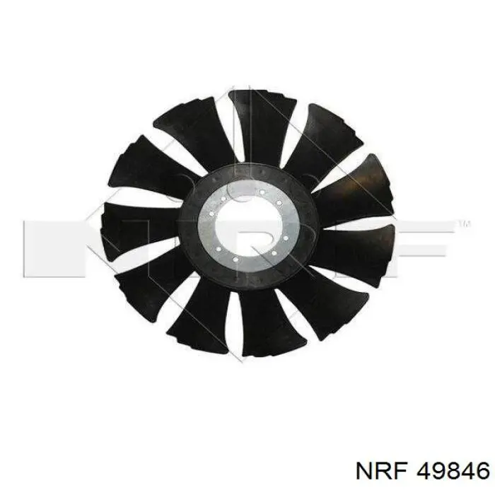 Ventilador (roda de aletas) do radiador de esfriamento 504024647 Iveco