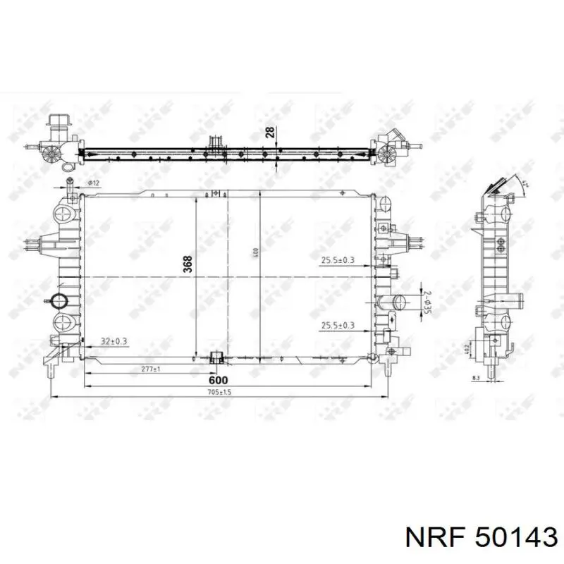 Compre 13209772 Opel Radiador de esfriamento de motor